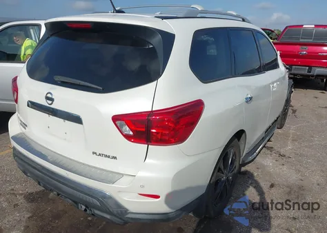 2018 Nissan Pathfinder Platinum from USA, damaged, VIN 5N1DR2MN8JC671257